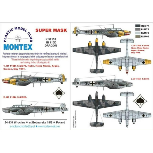 Montex Super Mask 1:32 P-36 H-75 Hawk Finland for Azur Spraying Stencil #K32079 Montex Super Mask 1:32 P-36 H-75 Hawk Finland for Azur Spraying Stencil #K32079